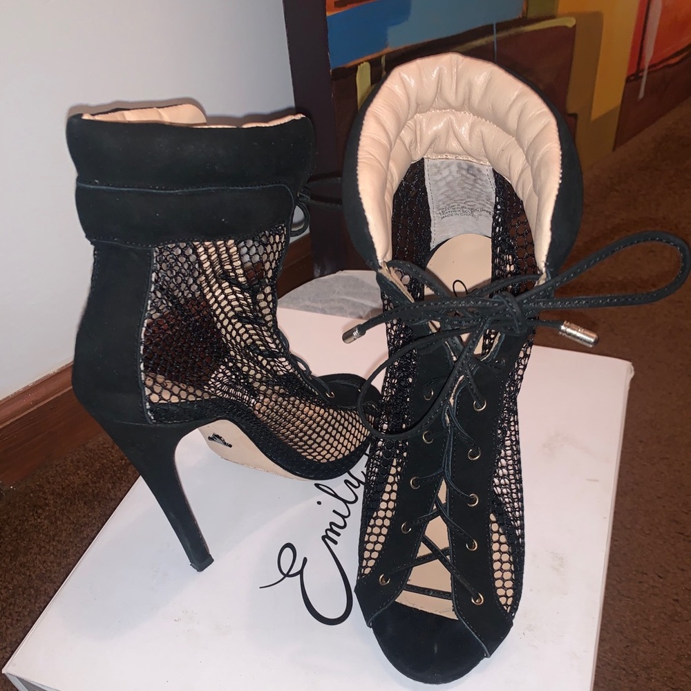 Emily B Net Heels